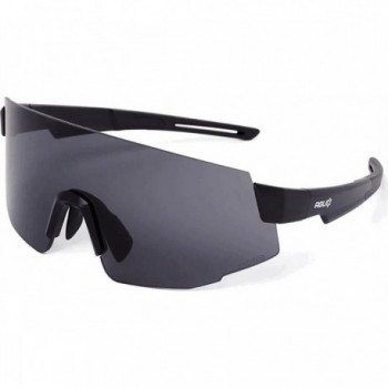 VIGOR Black Sunglasses with UV400 Smoke Lenses Anti-Fog - 1