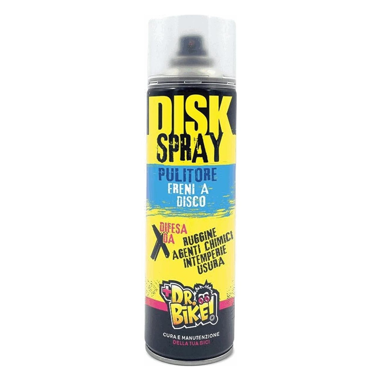 Pulitore per Dischi Freno Dr.bike 500ml - Rimuove Sporco e Grasso per Frenata Sicura - 1 - Pulizia bici - 8005586230447