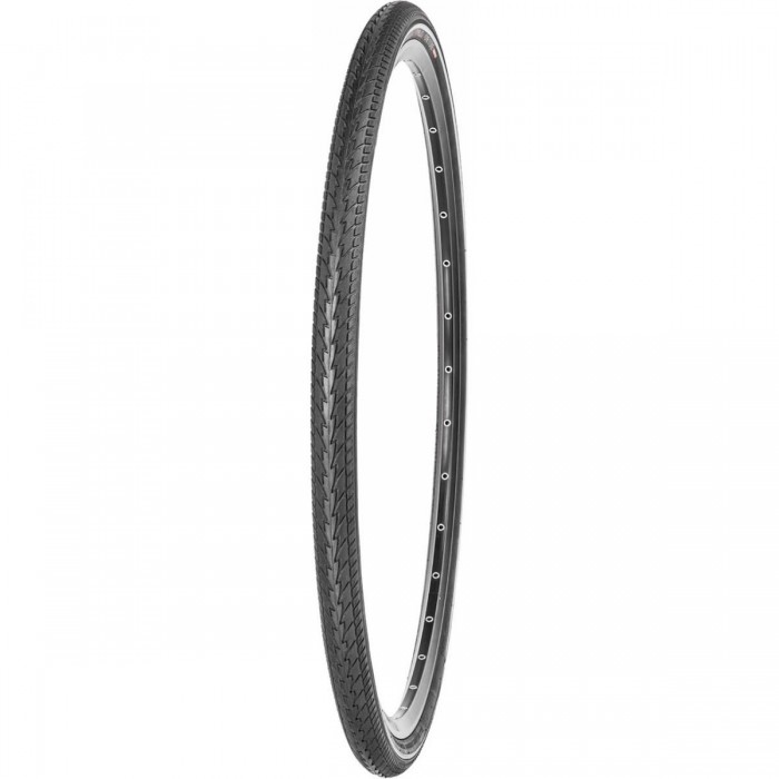 Kujo One0One Protect 700x35C Black Puncture-Resistant Tire with Reflex Stripes - 1