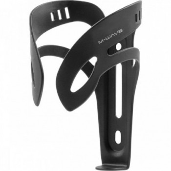 M-WAVE Matte Black Aluminum Bottle Cage - 47g - 1