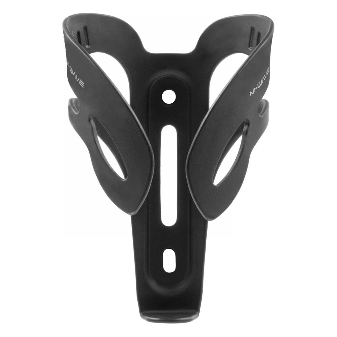 M-WAVE Matte Black Aluminum Bottle Cage - 47g - 2