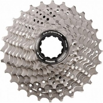 Shimano XT 10V Freewheel 11-34 Teeth Silver with Black Lockring - 1