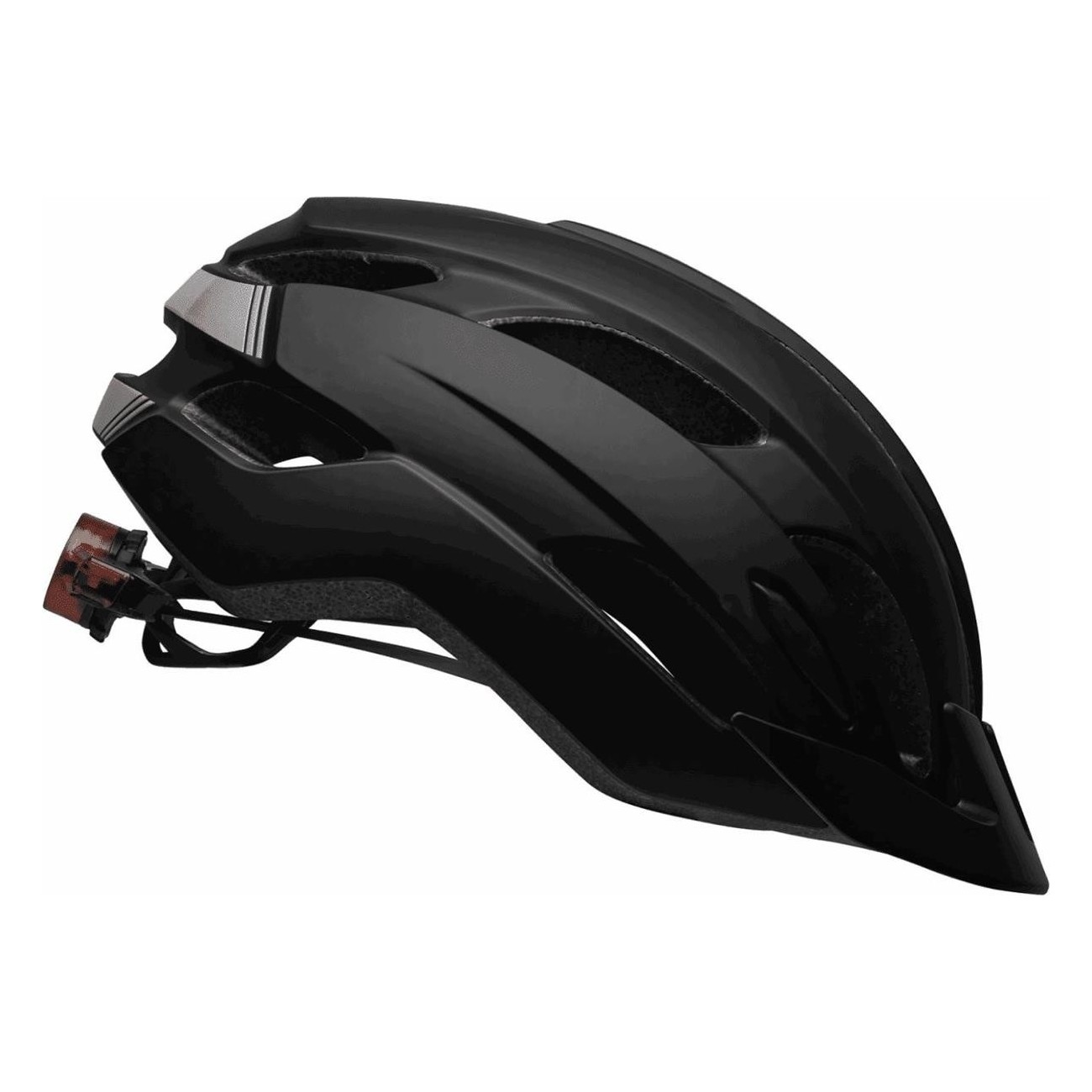 Trace LED Black Matte Helmet 2022 with Integrated Light, Size 54-61 cm - 4