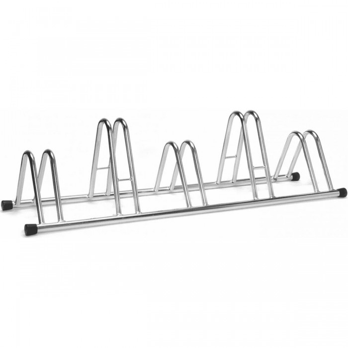 5-Place Bike Rack in Galvanized Steel - Stable and Durable - 1