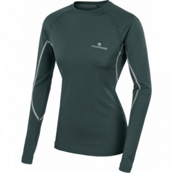 Weisshorn Women's Long Sleeve T-shirt Dark Emerald Size M - 1