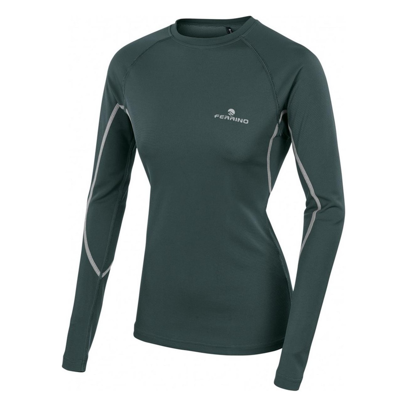 Weisshorn Women's Long Sleeve T-shirt Dark Emerald Size M - 1