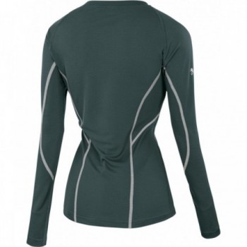 Weisshorn Women's Long Sleeve T-shirt Dark Emerald Size M - 2