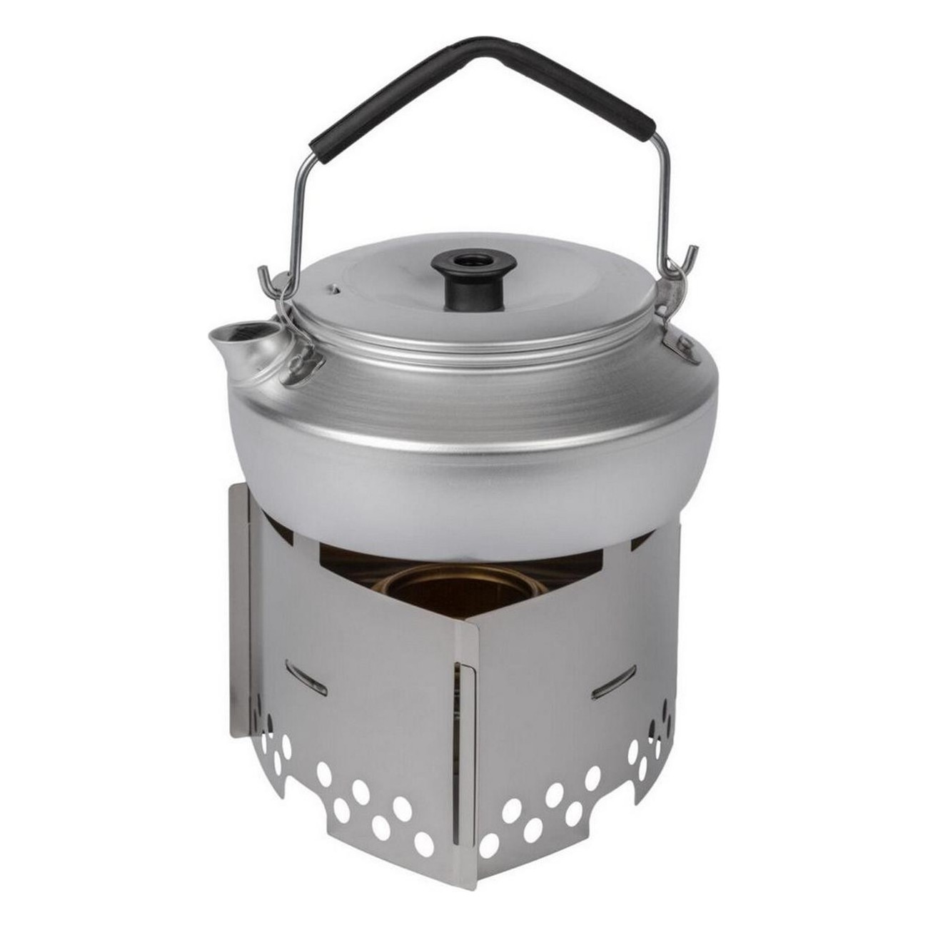 Compact Kettle 27 Small 0.6 L Aluminum with Removable Lid - 4