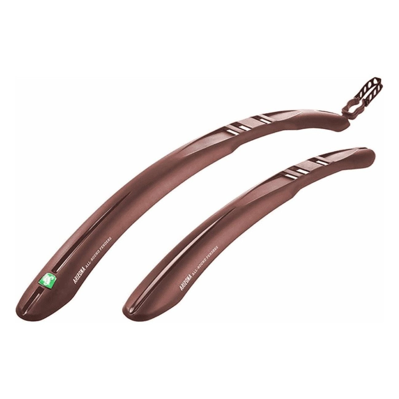 Lasalle Arizona 26/28' Brown Plastic Fenders with Quick Release - 1