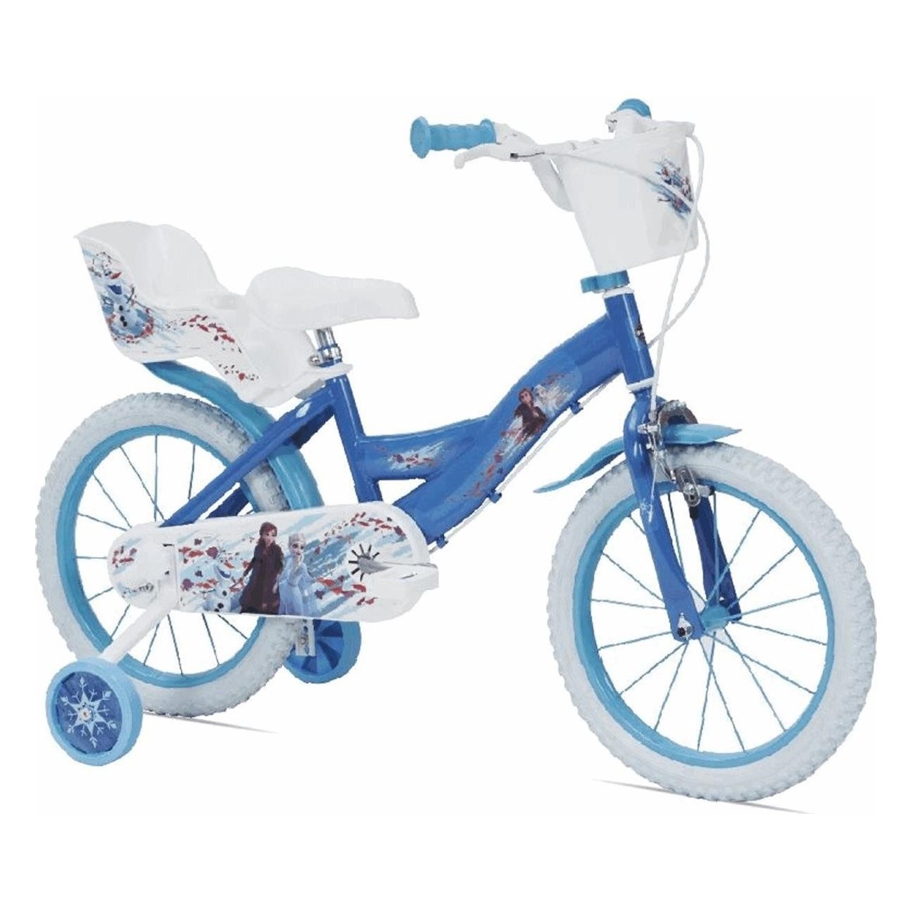 16' Frozen Kids Bicycle - Safe and Fun Design - 1