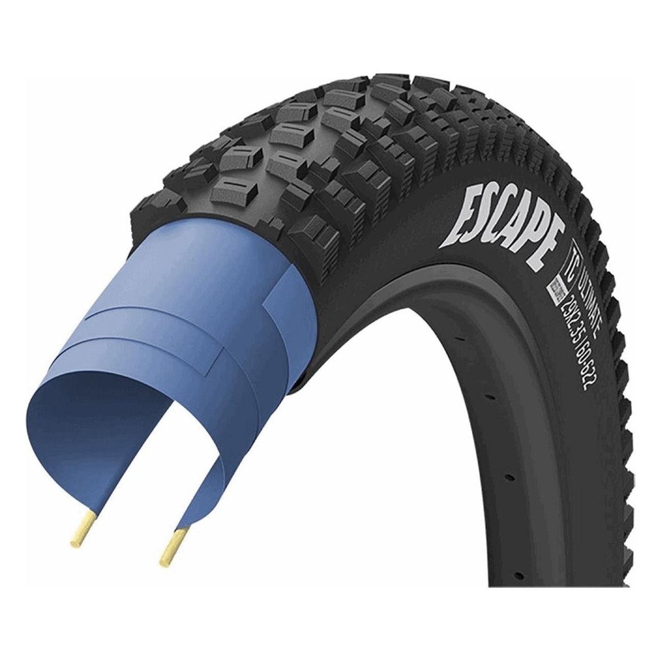 Pneu Goodyear Escape 27,5x2,35 Tubeless All Mountain Noir - Performances Élevées - 1