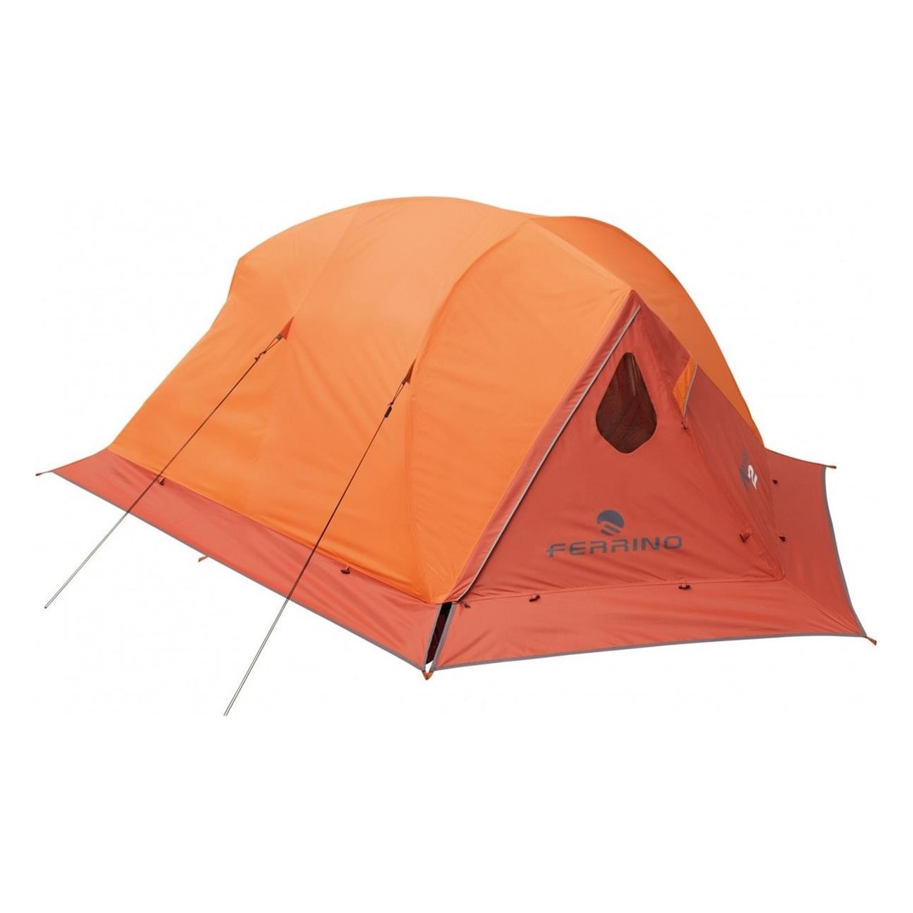 Tente Manaslu 2 places 4 saisons orange structure en duraluminium - 1