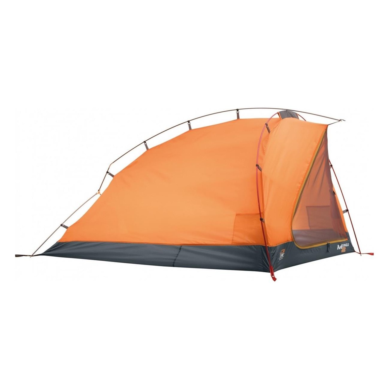 Tente Manaslu 2 places 4 saisons orange structure en duraluminium - 2