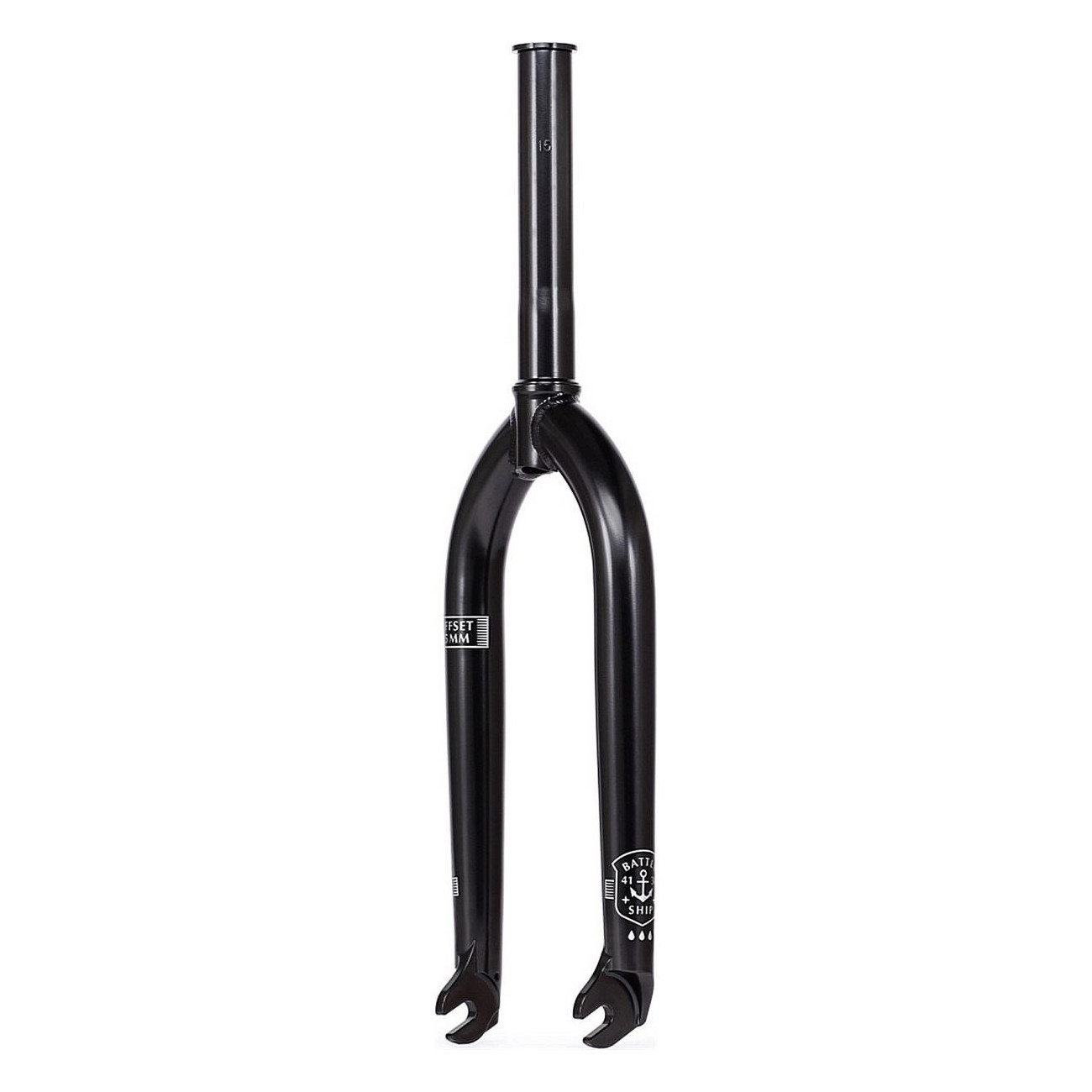 Forcella Wethepeople Battleship 24 mm Nero in Piombo per BMX - 1 - Forcelle - 4055822525497