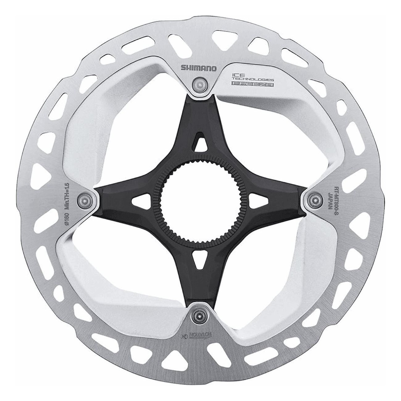 Shimano XT SM-RT800 Ice Tech Freeza 160mm Brake Disc Center Lock - 1