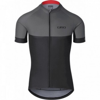 Maillot de Cyclisme Estival Chrono Jersey Noir/Gris Taille M - Performance et Confort - 1