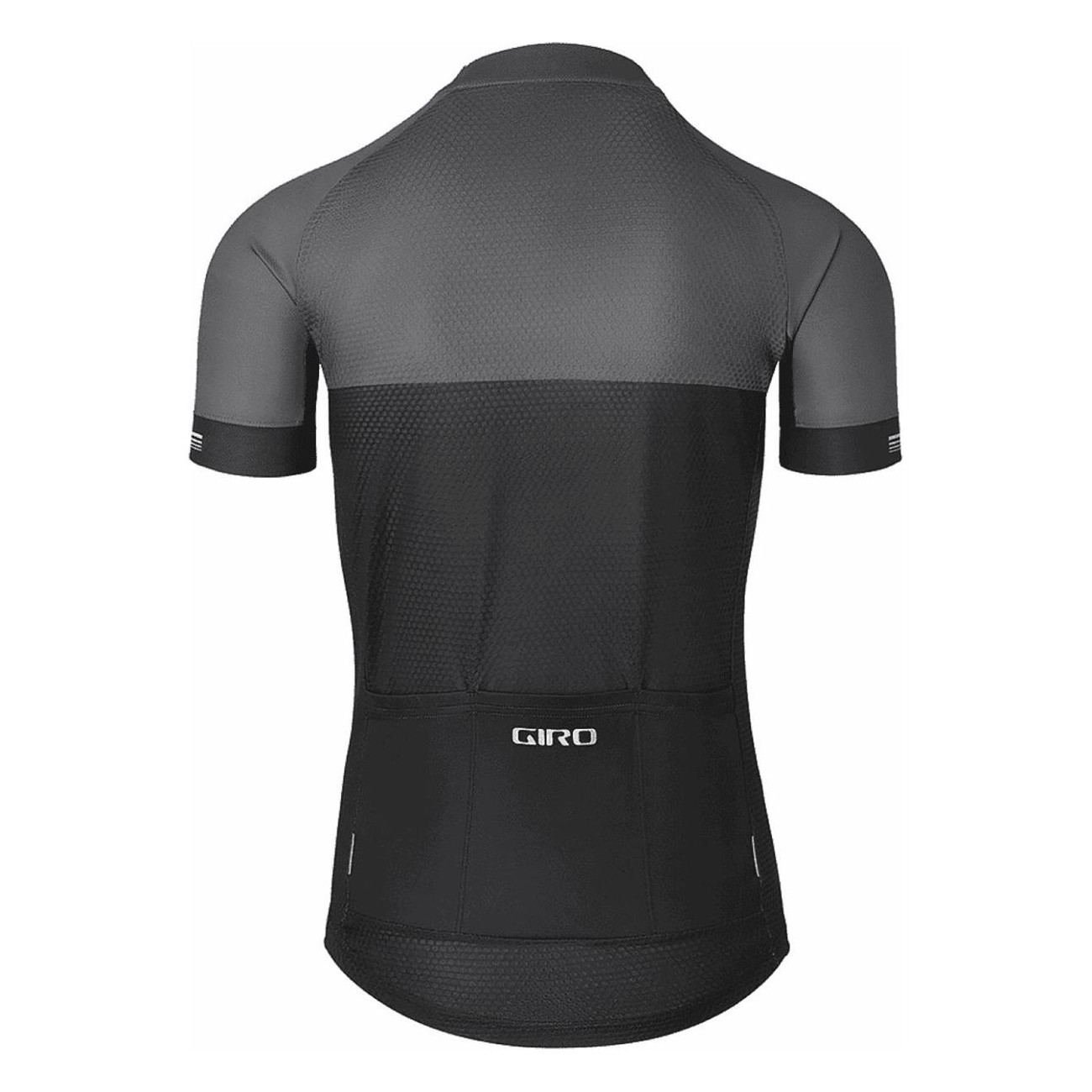 Maillot de Cyclisme Estival Chrono Jersey Noir/Gris Taille M - Performance et Confort - 2