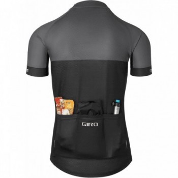 Maillot de Cyclisme Estival Chrono Jersey Noir/Gris Taille M - Performance et Confort - 4