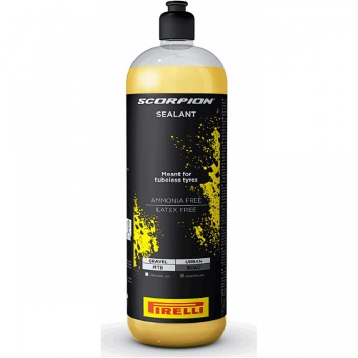 Scorpion Smartseal Sealant Liquid 1000ml - Ammonia and Latex Free, Puncture Protection - 1