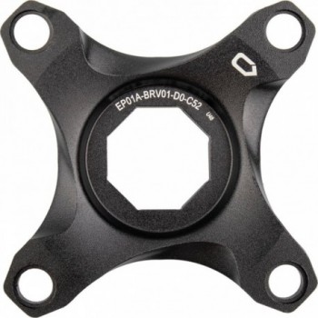 Spider MTB Boost Brose 52mm en Aluminium Anodisé Noir - 1