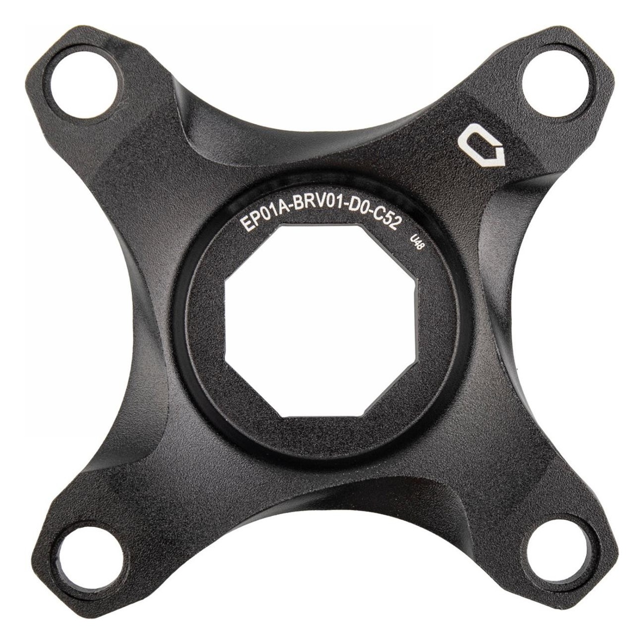 Spider MTB Boost Brose 52mm de Aluminio Anodizado Negro - 1