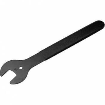 18mm Steel Hub Cone Wrench with Coated Handle for Bicycles and Vehicles - 1