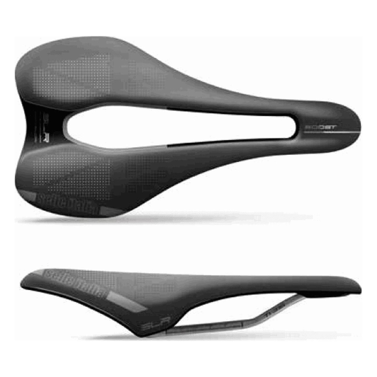 SLR Boost Superflow Saddle in Fibra Tek Black 130x248mm, 158g - Comfort & Performance - 1