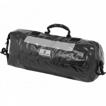 Waterproof Hudson Bay Bag 28L Black with Roll Closure & Reflective Details - M•Wave - 1