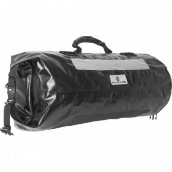 Waterproof Hudson Bay Bag 28L Black with Roll Closure & Reflective Details - M•Wave - 3