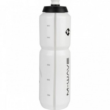 Bouteille M-WAVE PBO 1000 ml en Plastique Blanc/Noir - 2