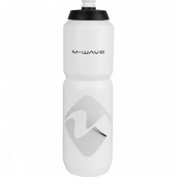 Borraccia M-WAVE PBO 1000 ml in Plastica Bianco/Nero - 3 - Borracce - 0887539036881