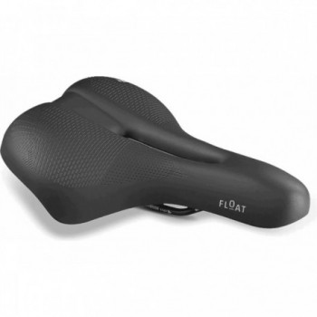 Sella Float Moderate Unisex per Strada e Trekking, Nera 263x200 mm con Imbottitura Slow Fit Foam - 2 - Selle - 8021890579003