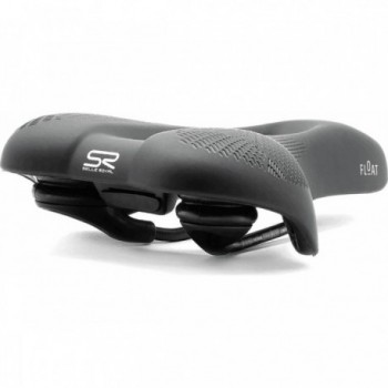 Sella Float Moderate Unisex per Strada e Trekking, Nera 263x200 mm con Imbottitura Slow Fit Foam - 4 - Selle - 8021890579003