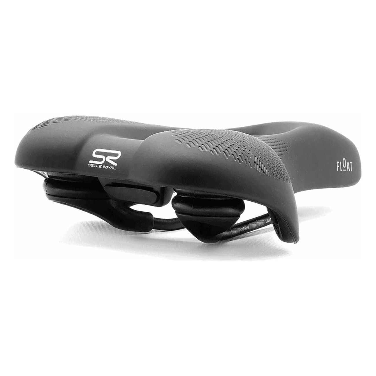 Sella Float Moderate Unisex per Strada e Trekking, Nera 263x200 mm con Imbottitura Slow Fit Foam - 4 - Selle - 8021890579003