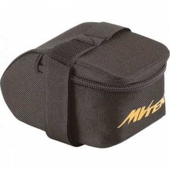 MTB Ride Black/Orange Underseat Bag for Mountain Bike - Compact Design - 1