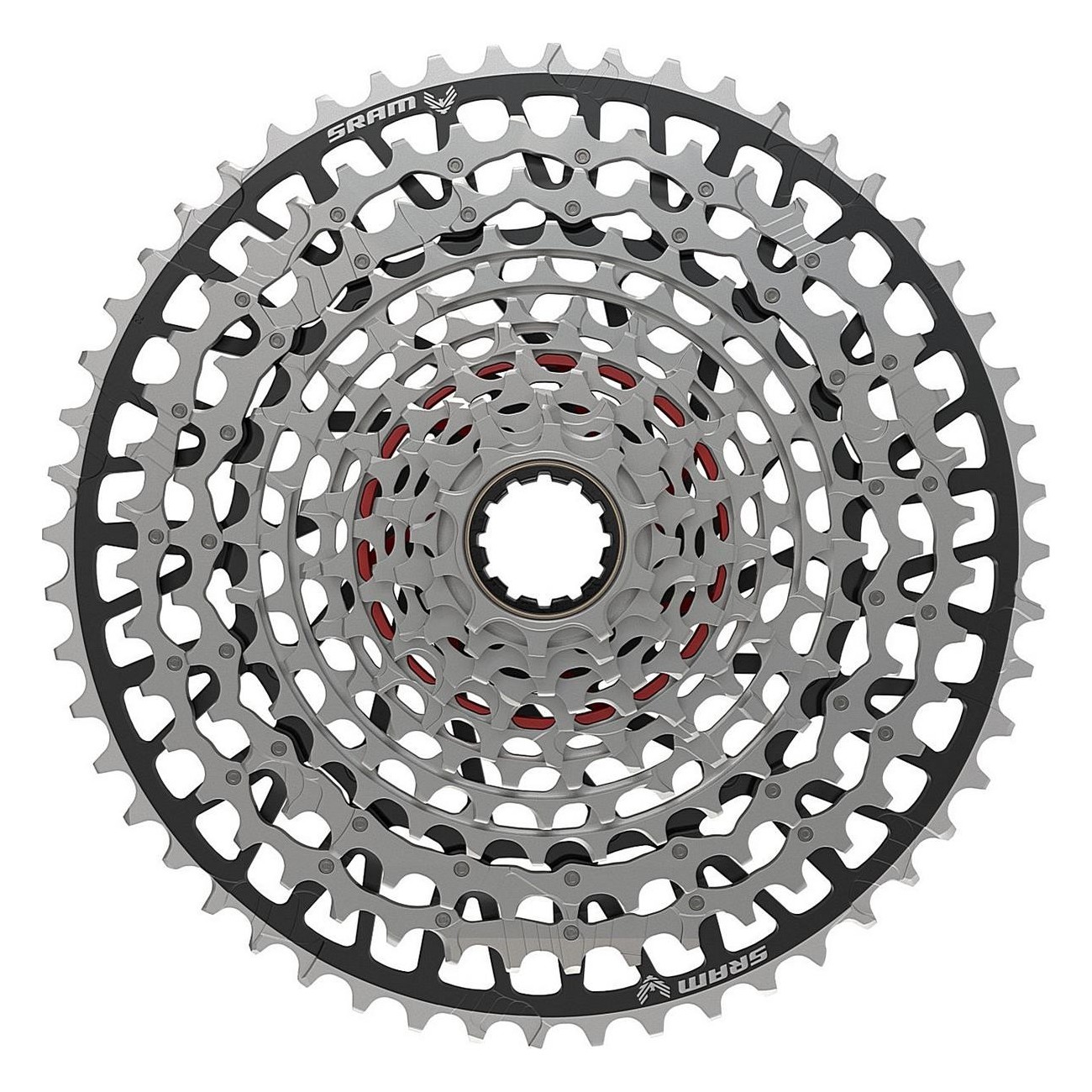 Cassetta SRAM XS-1297 XX Eagle 12 Velocità 10-52T per MTB con Tecnologie X-Sync e X-Dome - 1 - Cassette - 0710845891441