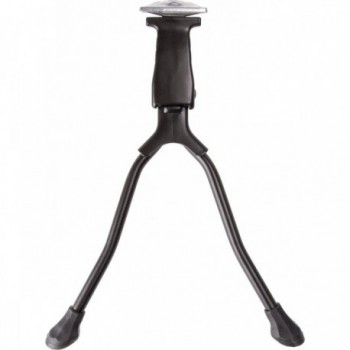 Soporte Bipode para Bicicleta de 26-28 Pulgadas en Aluminio y Acero Negro - 1