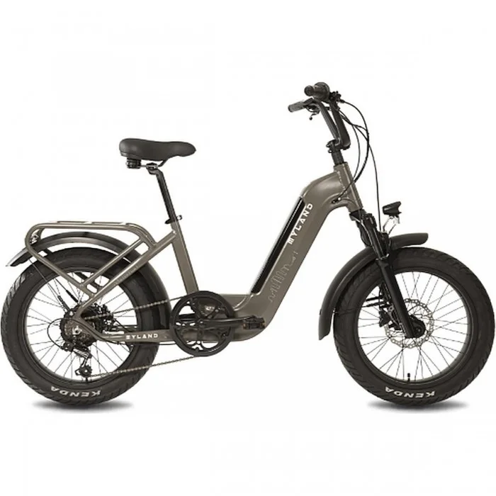 Bicicletta Elettrica San Diego 20 City U Grigio Titanio, Taglia M, Ruote 20', Cambio Shimano 6V - 1 - E-bike - 8059796060387