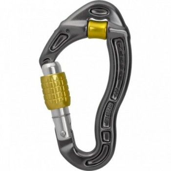 Titanium Carabiner with Screw Lock - Safety and Lightweight, 63g, Ideal for Climbing - 1