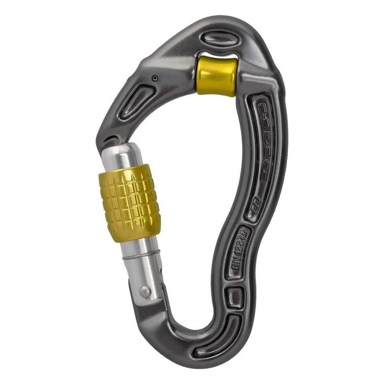 Titanium Carabiner with Screw Lock - Safety and Lightweight, 63g, Ideal for Climbing - 1