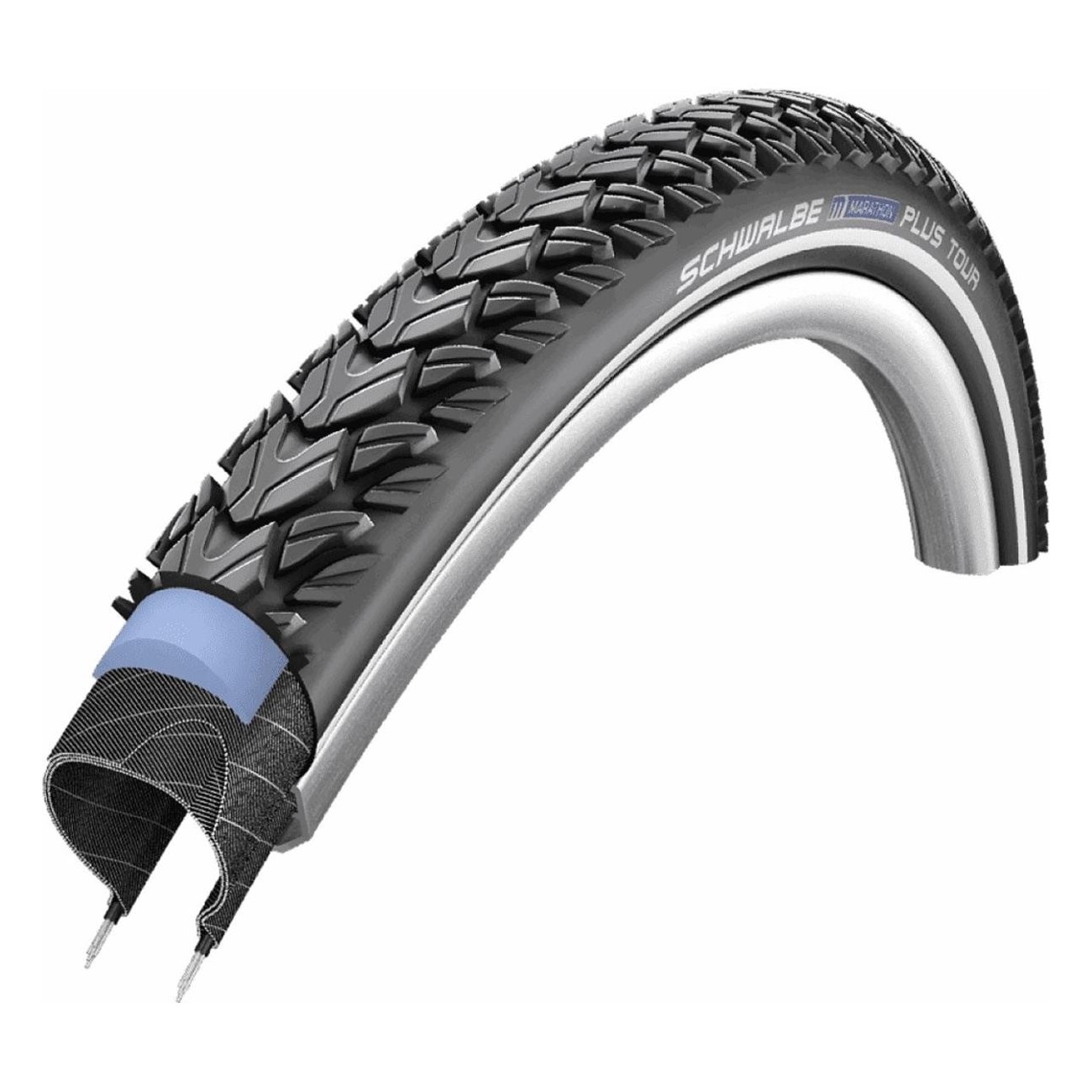 Puncture-Proof Tire 28' 700x40mm Marathon Plus Tour Black Reflex with SmartGuard - 1