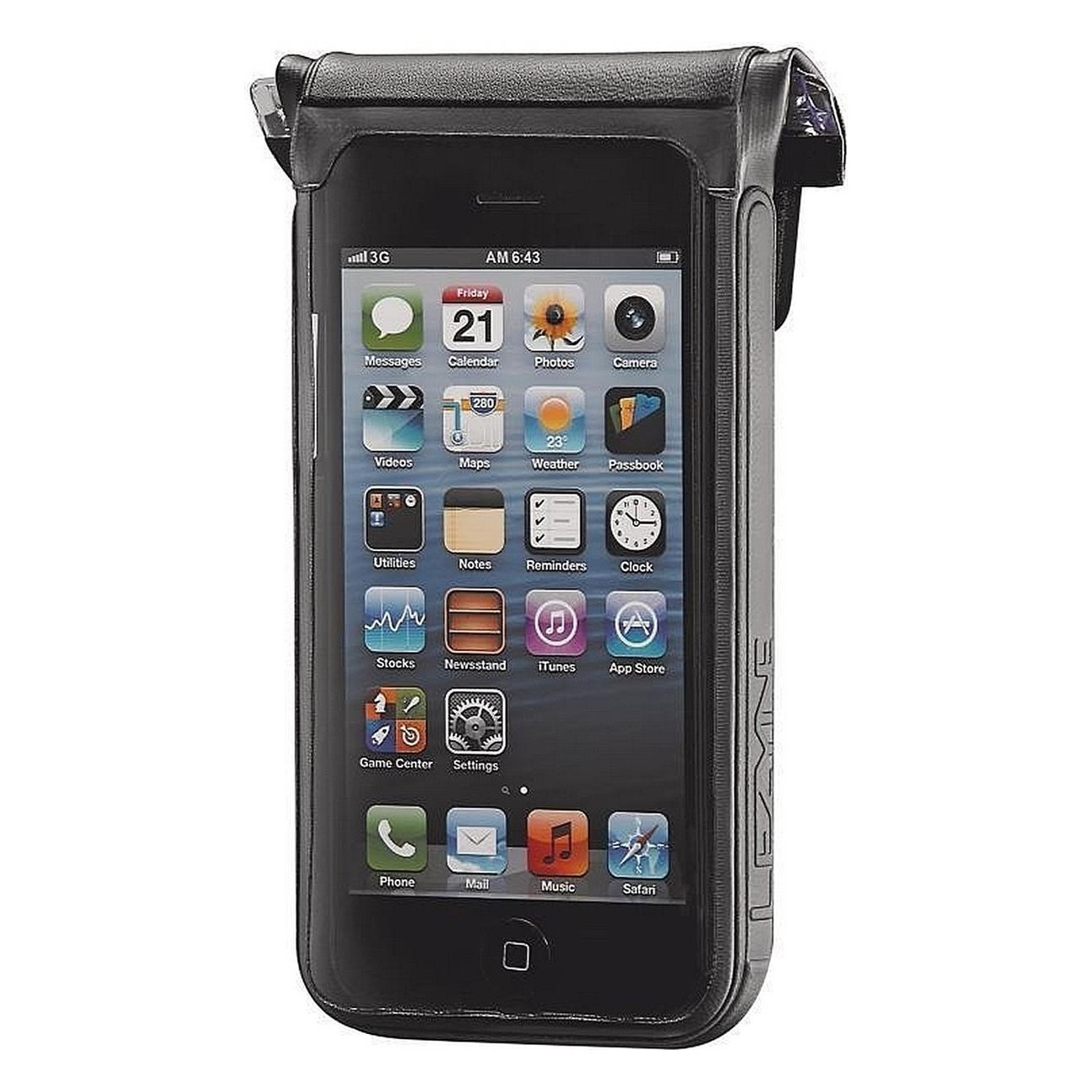 Waterproof Caddy for iPhone 4/4S with QR Mount - Full Protection & Use Without Removal - 1