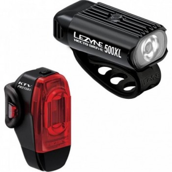 Set de Lumières de Vélo Hecto Drive 500XL / KTV Drive Pro+ Noir - 1