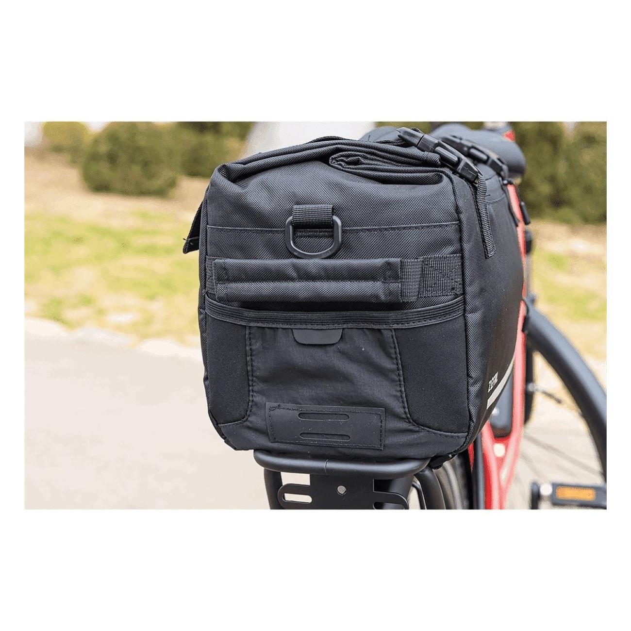 20L Waterproof Rear Bag Z Traveller 60 Black with Rain Cover - 4