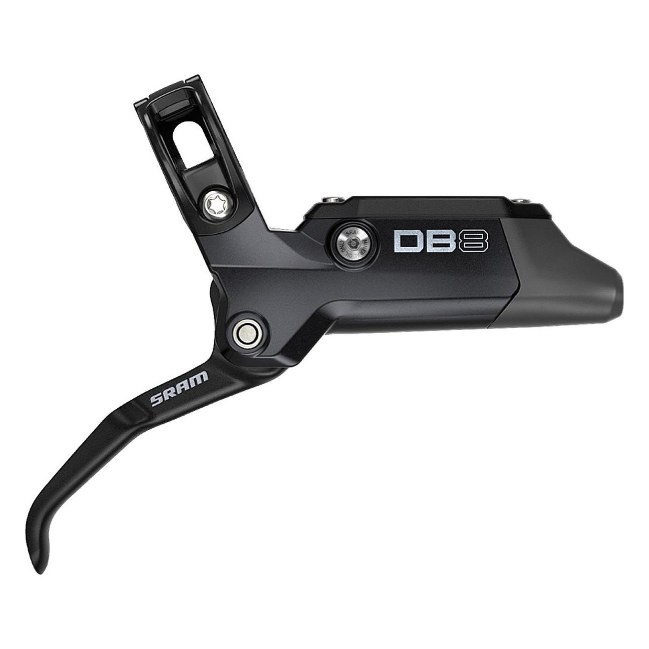 SRAM DB8 Glossy Black Brake - 2000 mm Cable, No Rotor/Adapter, Powerful & Ergonomic - 2