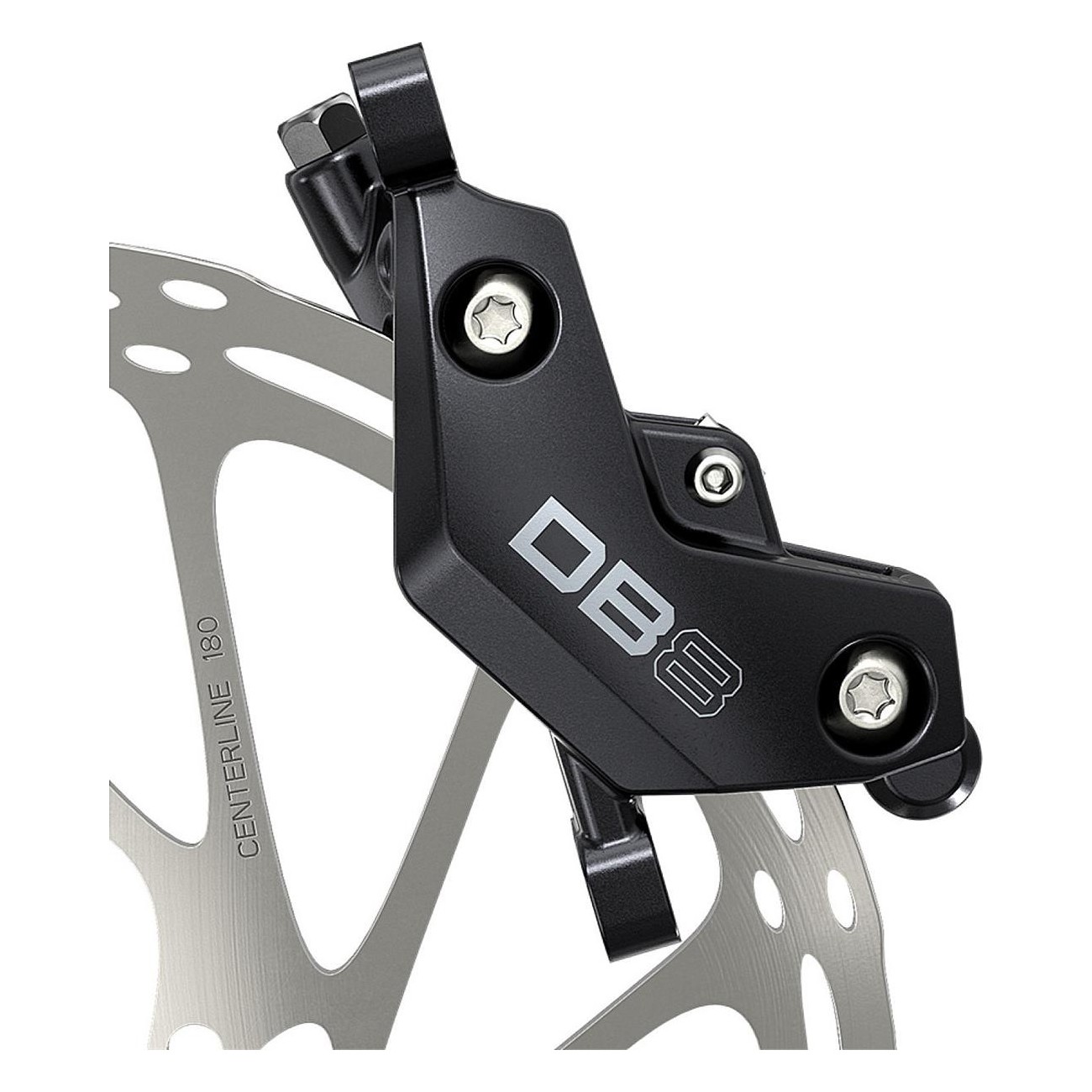 SRAM DB8 Glossy Black Brake - 2000 mm Cable, No Rotor/Adapter, Powerful & Ergonomic - 6