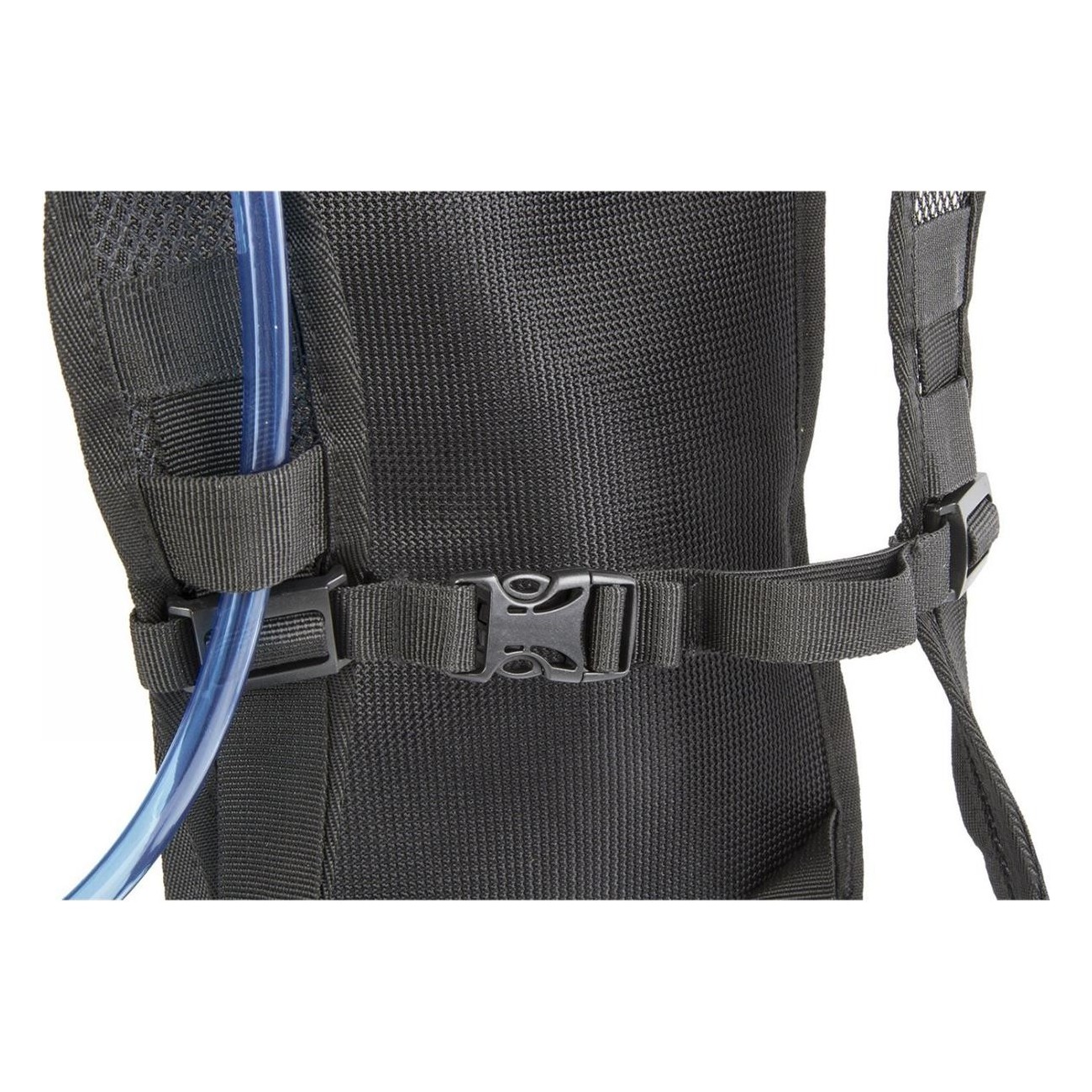 M-Wave Maastricht H2O 2L Trinkrucksack Schwarz/Grau mit Reflektierenden Streifen - 2