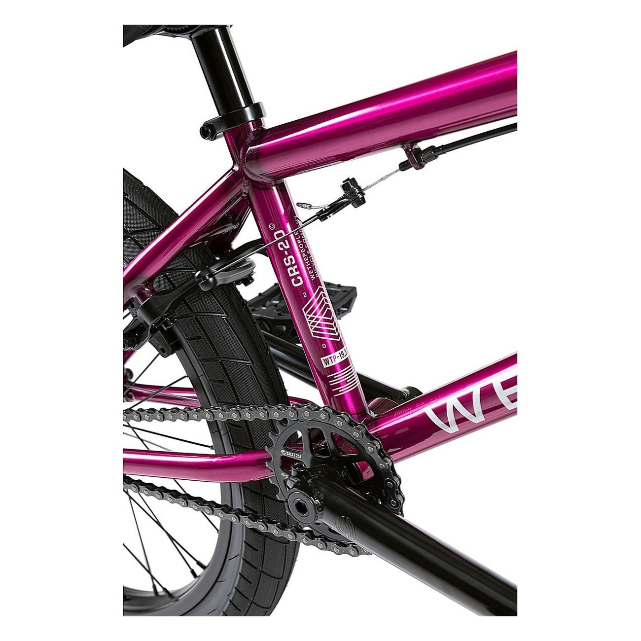 Bicicleta BMX Wethepeople CRS 20' FC MY2021 Negra con Marco 20,25' y Freecoaster - 4