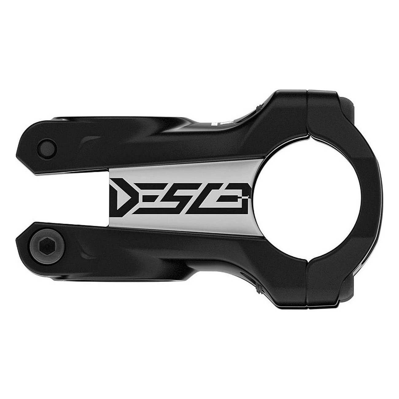 Aluminum 7075 Downhill Handlebar Stem, 40 mm, 31.8 mm Clamp, Black on Black - 2