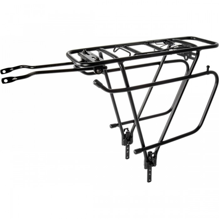 Adjustable Black Aluminum Bike Rack Traveller High 24-29' with Universal Kit - 1